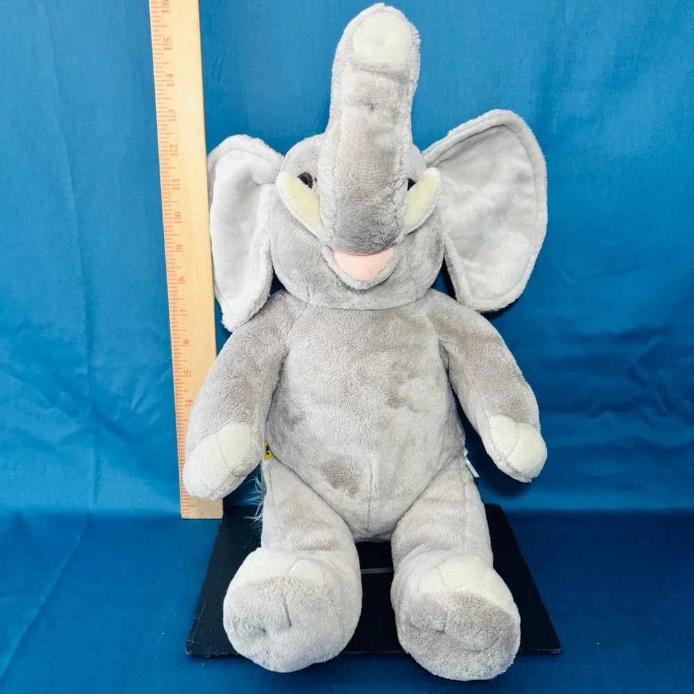 Build-A-Bear Gray Elephant Plush 16